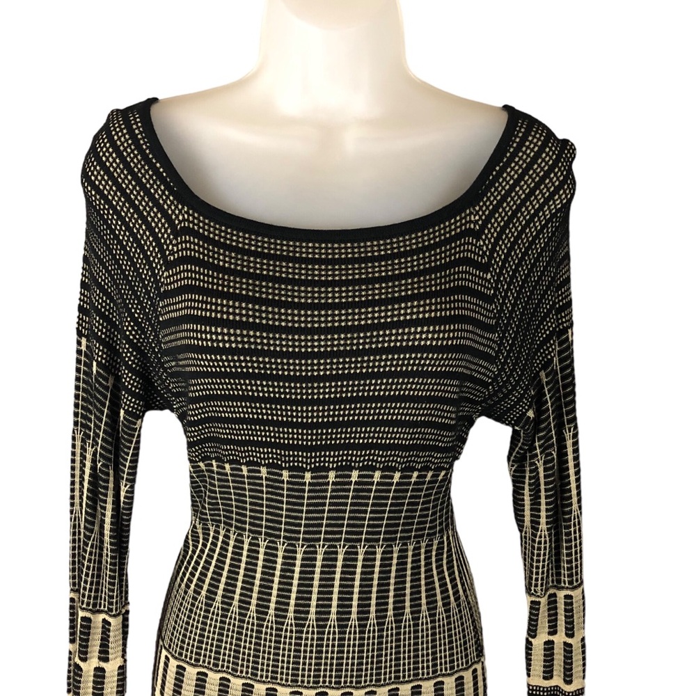 Women's Max Studio Multi Patterned Textured Black… - image 3